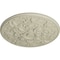 Ekena Millwork Baile Ceiling Medallion (Fits Canopies up to 6"), Hand-Painted Clear Yellow, 31 1/4"OD x 2 1/4"P CM31BACYF - alternate 2